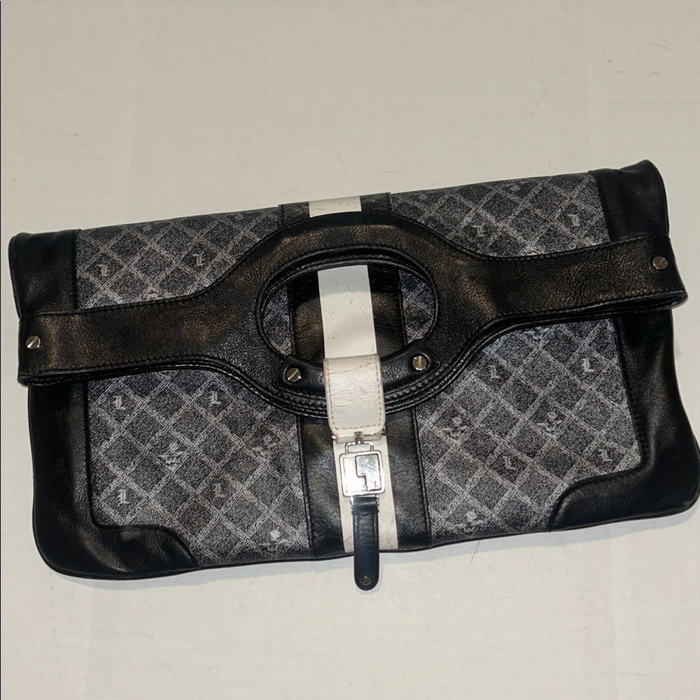 L.A.M.B by Gwen Stefani Signature large  FoldOver  Clutch Handbag